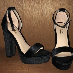 Glaze high heels